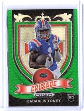 2021 Panini Prizm Draft Picks Collegiate #176 Kadarius Toney Green