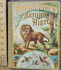 1886 Worthington's Natural History Stories and histories of animals at home....