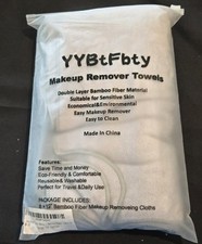 8- 12" Bamboo Makeup Remover Facial Cleansing Cloths Super Soft And Gentle
