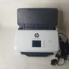 HP Scanjet Pro N4000 Sheetfeed Scanner - White Used Doucment Office Secretary
