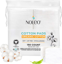 Cotton Rounds & Pads (150 Count (Pack of 1), ...