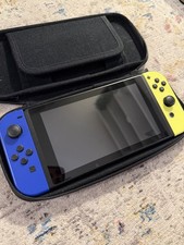 Nintendo Switch 32 GB Console - Neon Blue And Yellow With Case
