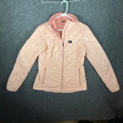 Helly Hansen Women's Medium Primaloft Insulated Jacket Pink Lightweight STAIN