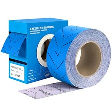 400 Grit Wet Dry Sandpaper Roll, 2-3/4" x 13 x 13 Yard, Blue-400Grit