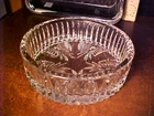 Vintage 5" Round Waterford Crystal MiIlennium BEST WISHES Wine Bottle Coaster
