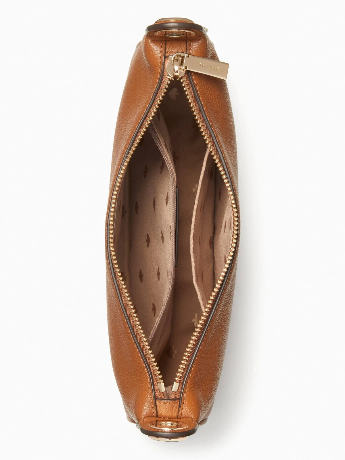 Nuova Kate Spade Rosie piccola tracolla pelle ciottolata caldo pan di zenzero