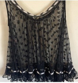 Romantic Agent Provocateur Lace Nightie Babydoll SM Black Bow Coquette Lingerie