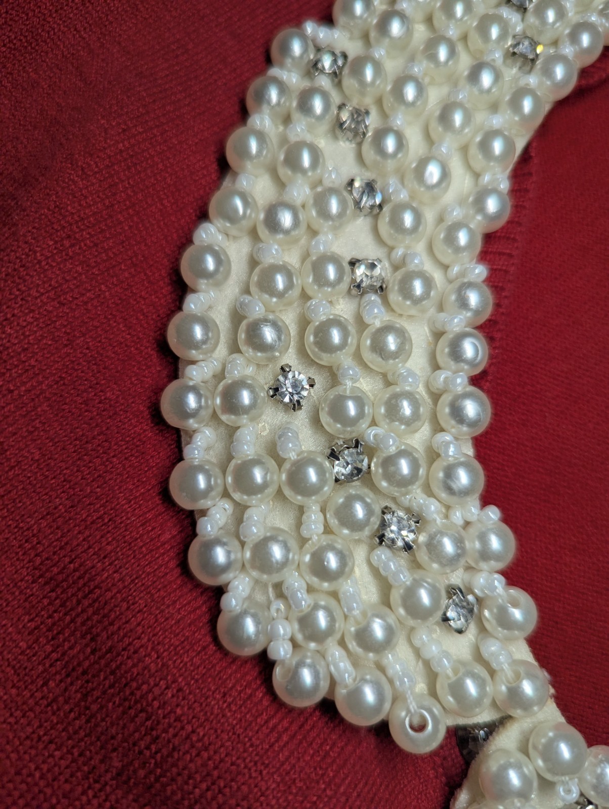 COVINGTON Rhinestone Button Up Sweater REMOVABLE … - image 5