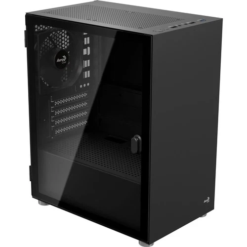 AeroCool CS-111 V1 Black, Tempered Glass