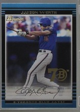 2017 Bowman 70th Anniversary Buybacks Gold Jayson Werth #2002-158 y0i