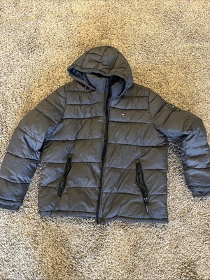 Vintage Tommy Hilfiger Down Puffer Jacket Gray Men s Size XXL