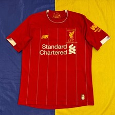 LIVERPOOL 2019 2020 HOME CHAMPIONS SOCCER JERSEY NEW BALANCE Sz.S