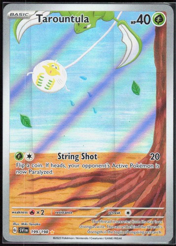 Tarountula 199/198 Holofoil IR Scarlet & Violet Base Set NM Pokemon