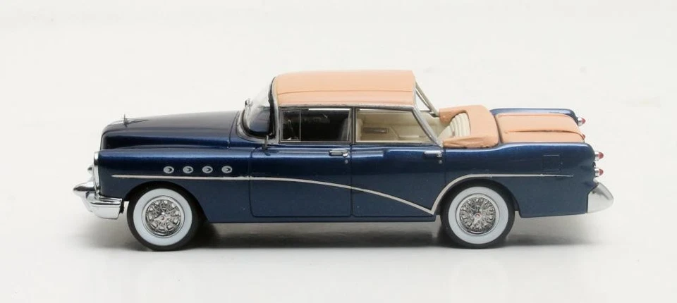 MATRIX SCALE MODELS, BUICK Landau Concept blu metallizzato 1954, 1/43, MTX50... - Immagine 2 di 4