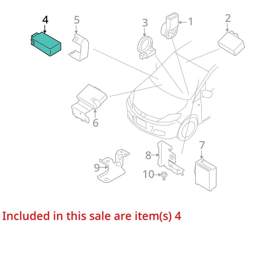 Chasis ECM bloqueo antirrobo encendido convencional compatible con 07-12 MAZDA CX-7 1949149 Foto 3 de 4