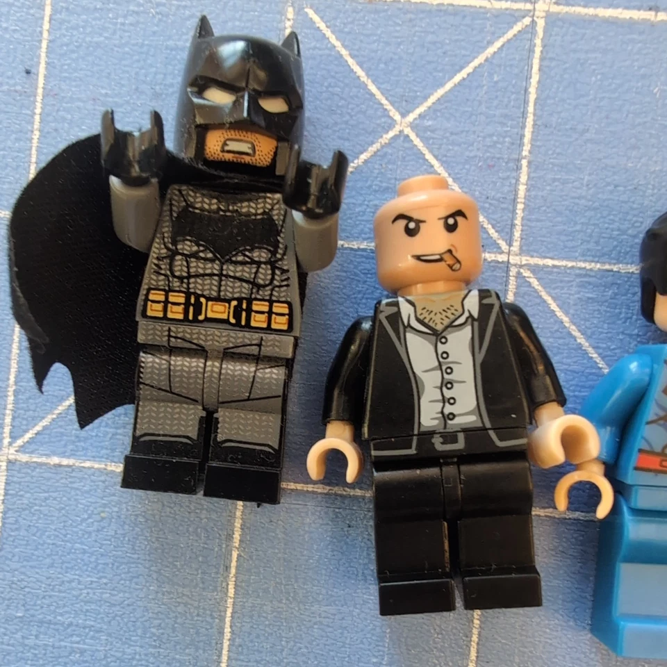 Lego DC Super Heroes Villain Minifigures Lot Batman Lex Luther Superman bizarro - Image 2 of 4