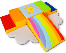 Foam Climbing Blocks 6-Piece Set - Indoor Climbing Toys for Toddlers Ages 1 to 4