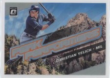 2019 Panini Donruss Optic Peak Performers Holo Prizm Christian Yelich #PP-2 02q1