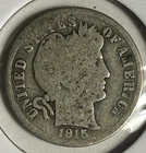 1915-P Barber Dime - (12-13)