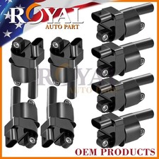 8 Uf414 Round Ignition Coil Pack For Chevy Silverado 1500 Impala Tahoe Gmc