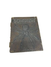 Incantations Fake Faux Book Box Hidden Storage Halloween Spells Gothic Vintage