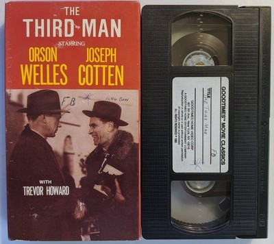 The Third Man VHS Crime Movie Tape TESTED Original VCR