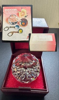 [Rare] SWAROVSKI Swarovski Paperweight 40mm with original box