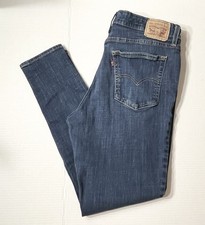 Levi  s 721 Jeans Women  s 32 Blue High Rise Skinny Fit Western Midwest Stretch