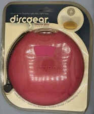 DiscGear Discus 20 Disc CD DVD Game Holder Hard Shell Red Storage Carry Case