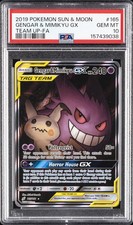 2019 POKEMON SUN & MOON TEAM UP #165 FULL ART/GENGAR & MIMIKYU GX PSA 10 on eBay