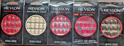 #ad BUY 2 GET 1 FREE Add 3 To Cart Revlon Runway Collection Nails NO GLUE $18.75