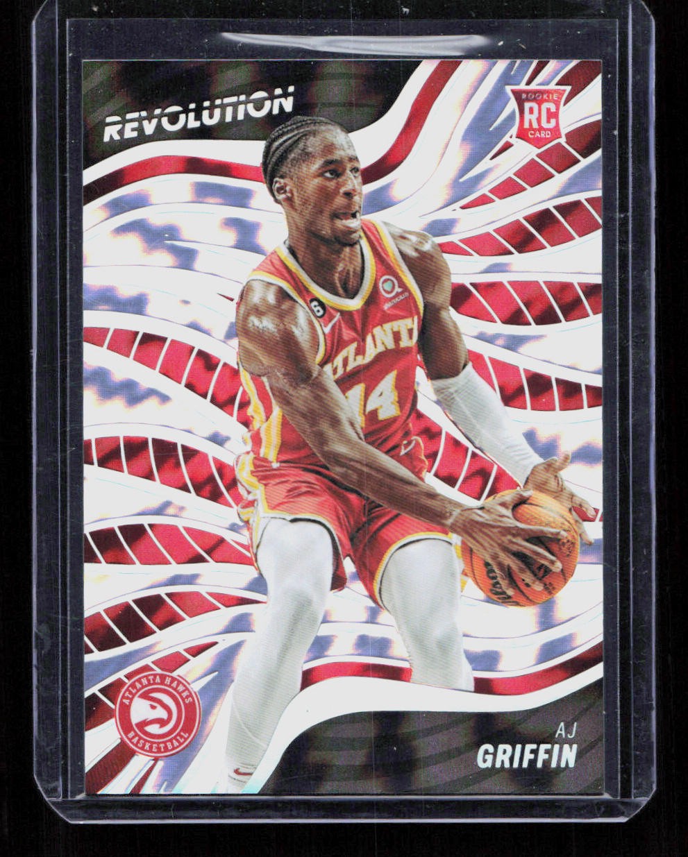 AJ Griffin 2022-23 Panini Revolution #112 Sunburst Rookie #01/75