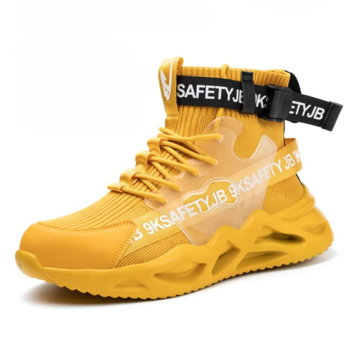 Scarpe Antinfortunistiche Uomo, Scarpe da Lavoro, Cappuccio in Acciaio, Maglia a Maglia, Leggere - Foto 25 di 28