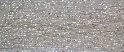 Crystal AB Silver-lined  Czech PRECIOSA  glass 11/0 seed beads, 1 Hank