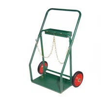 Arc Union Dual Welding Cylinder Cart 10" Solid Rubber Wheels Oxygen Acetylene Ca
