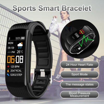 Bluetooth Smart Bracelet Wristband Sport Watch Heart Rate | eBay UK