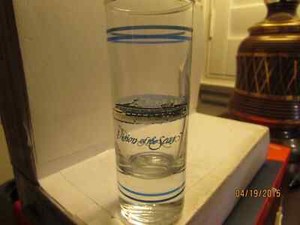 Royal Caribbean - Vision of the Seas- 4" shooter tall shot glass- nwot