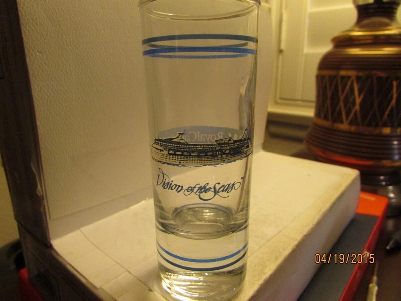 Royal Caribbean - Vision of the Seas- 4" shooter tall shot glass- nwot