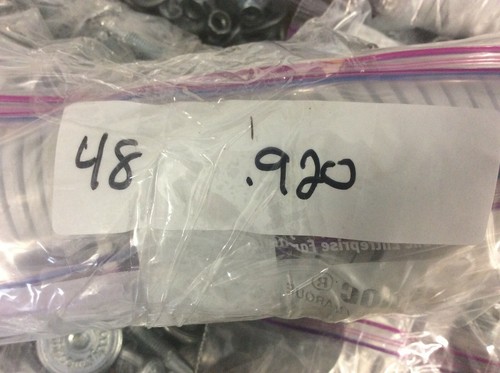 Woodys .920" Track Studs With Nuts And Extreme Aluminum Backers, 48 Count - Picture 2 of 5