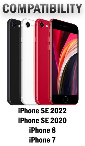 PureGear DualTek Pro Matte Magenta Pink Case Cover for iPhone SE 2022/2020, 8, 7 - Picture 7 of 7
