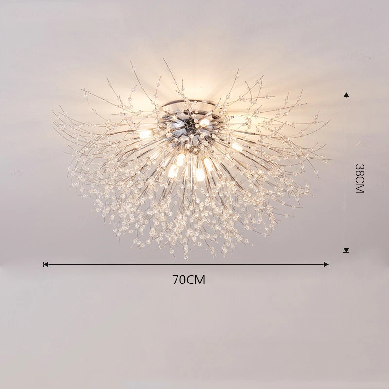 Crystal Lamp Bedroom Ceiling Lights Hallway Ceiling Lighting Home Pendant Light - Image 2 of 4