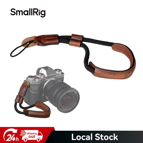 SmallRig Camera Wrist Strap, Vintage Leather Camera Hand Strap for DSLR
