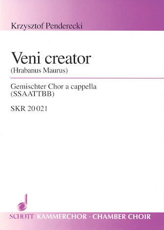 Veni Creator SSAATTBB Mixed Choir Choral Score