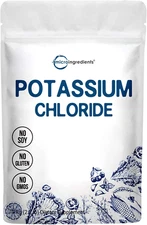 Micro Ingredients Potassium Chloride Powder 2.2lb, Salt Substitute & Electrolyte