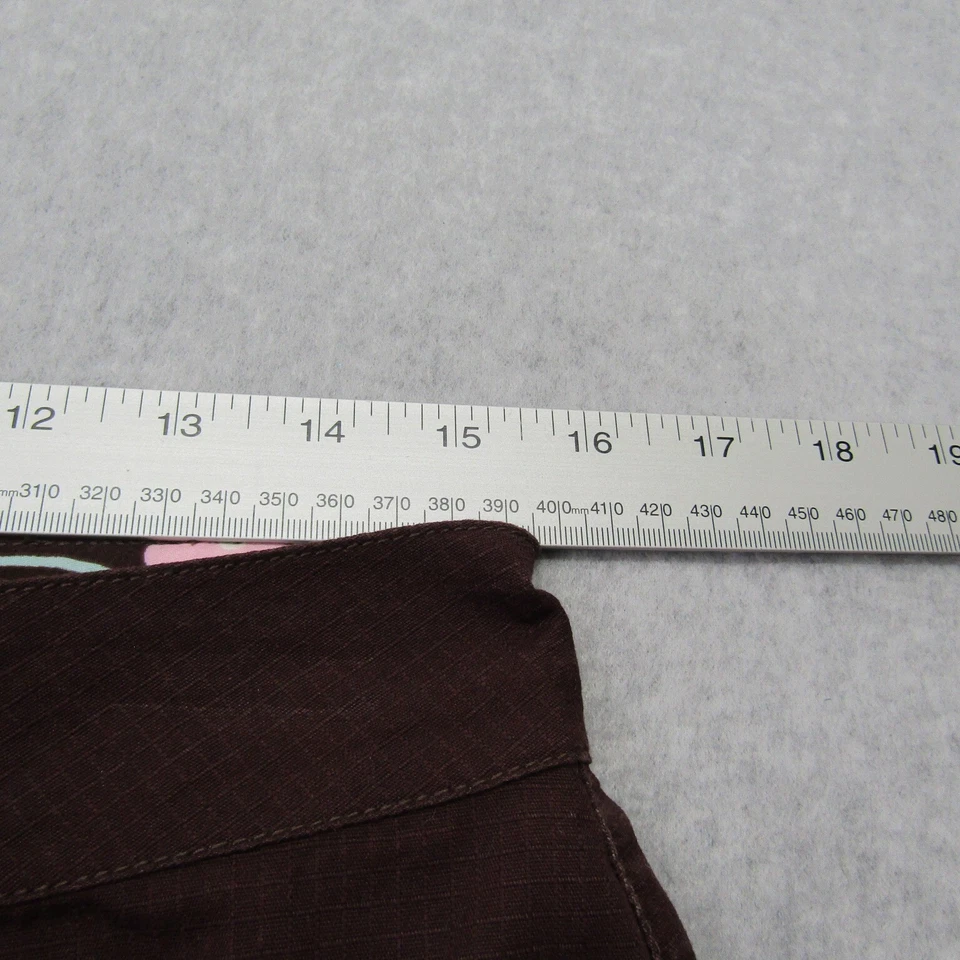 Bermuda Catalina Feminina Cintura Média Praia Casual Preppy Vermelha Tamanho M - Imagem 4 de 4