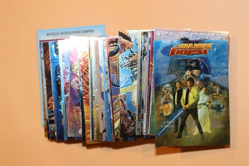 Star Wars Topps Finest Chromium  90 card set. 1996 Boba Fett