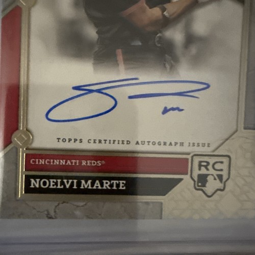 2024 Topps Tier One Noelvi Marte Auto Variations Unique RC #23/25 - Picture 5 of 8