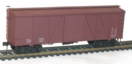 Accurail 1198 36' exterior madera reforzada extremo/techo boxcar SOLO DATOS blt 1913 paquete de 2   | Zustand: New