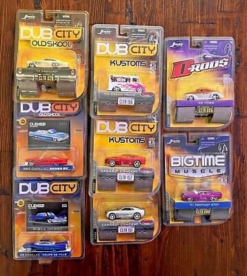 Jada DUB CITY（全8点） Jada Badge City Heat Fire Dub City Old Skool Kustoms D-Rod$ Cars 1