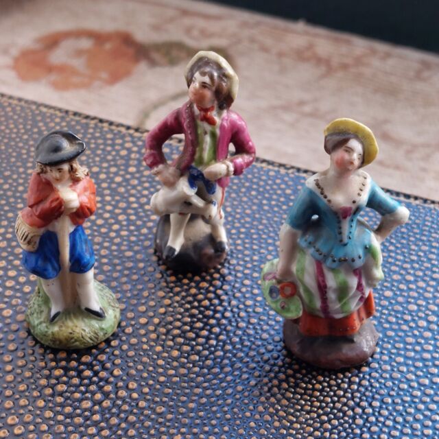 Rare Miniature Antique Figurines